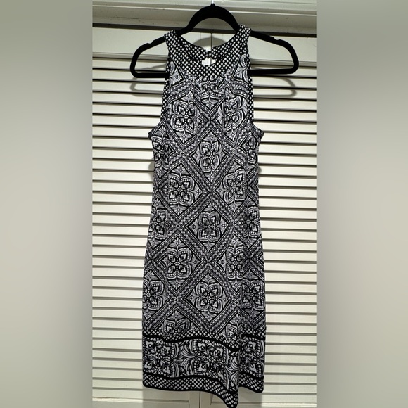White House Black Market Dresses & Skirts - WHBM—S, Black/White, Reversible, Sleeveless Halter Dress—2 Dresses in 1–Like New